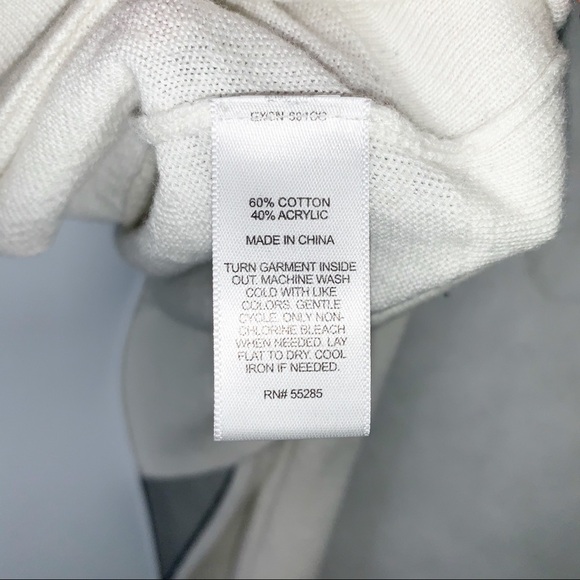 Express | Ivory Cropped Top w/Keyhole Zip Back | S - Picture 8 of 8